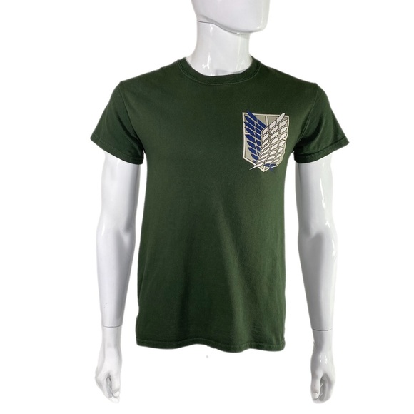 Attack on Titan Scout Regiment Men’s Crew Neck Tee - Picture 1 of 6